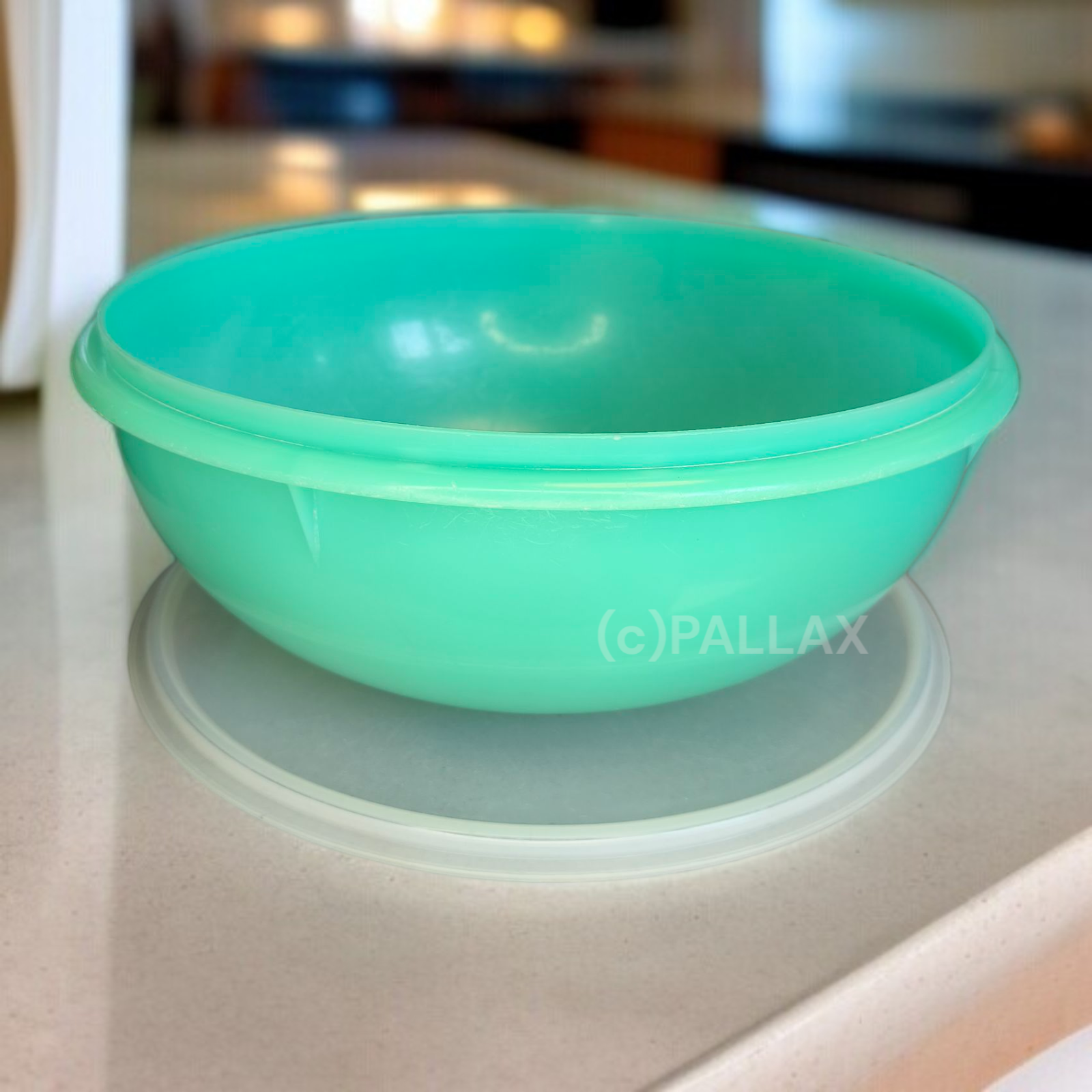 TUPPERWARE B08 SALATSCHÜSSEL 6,0 L VINTAGE PASTELL-GRÜN