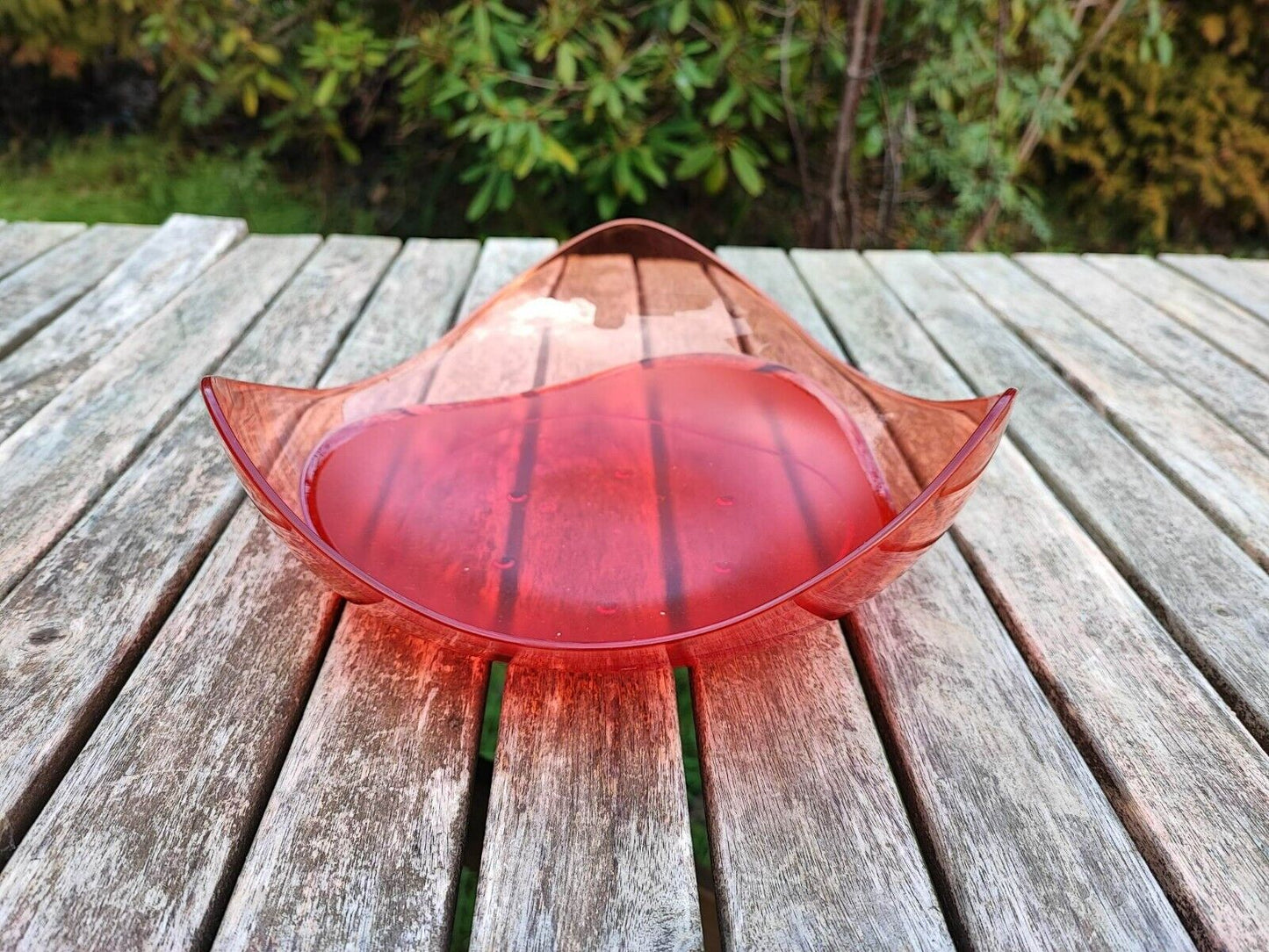 TUPPERWARE C117 ELEGANZIA SERVIERSCHALE APRIKOT SONDERFARBE