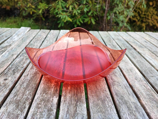 TUPPERWARE C117 ELEGANZIA SERVIERSCHALE APRIKOT SONDERFARBE