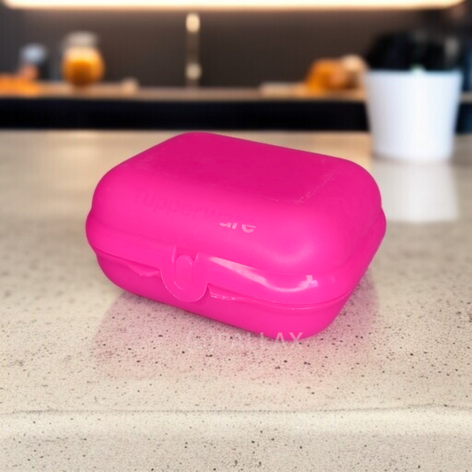 TUPPERWARE A26 GROSSER TWIN PINK BROTDOSE PAUSENBOX