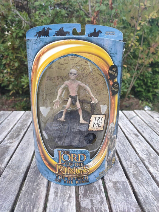 HERR DER RINGE GOLLUM RETURN OF THE KING BLUE BOX / TOY BIZ 2003