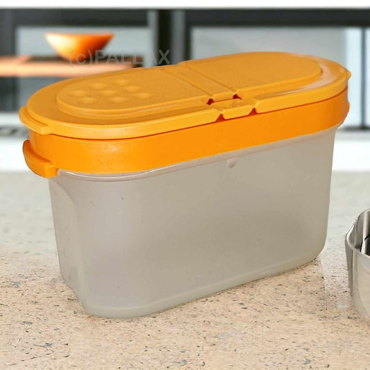 TUPPERWARE A90 GEWÜRZ-ZWERG 120 ML ORANGE GEWÜRZSTREUER SALZ PFEFFER