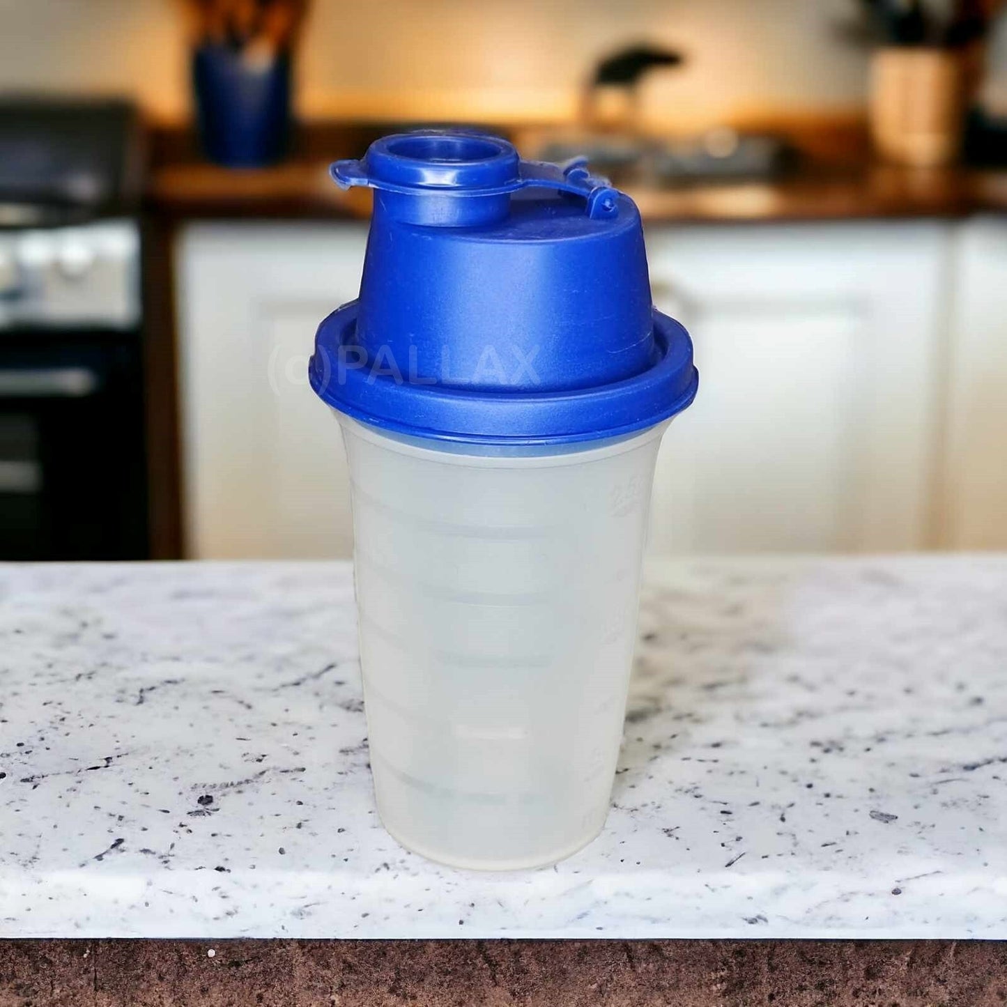 TUPPERWARE MIX-FIX 250 ML BLAU SCHÜTTELBECHER SHAKER SONDERMODELL