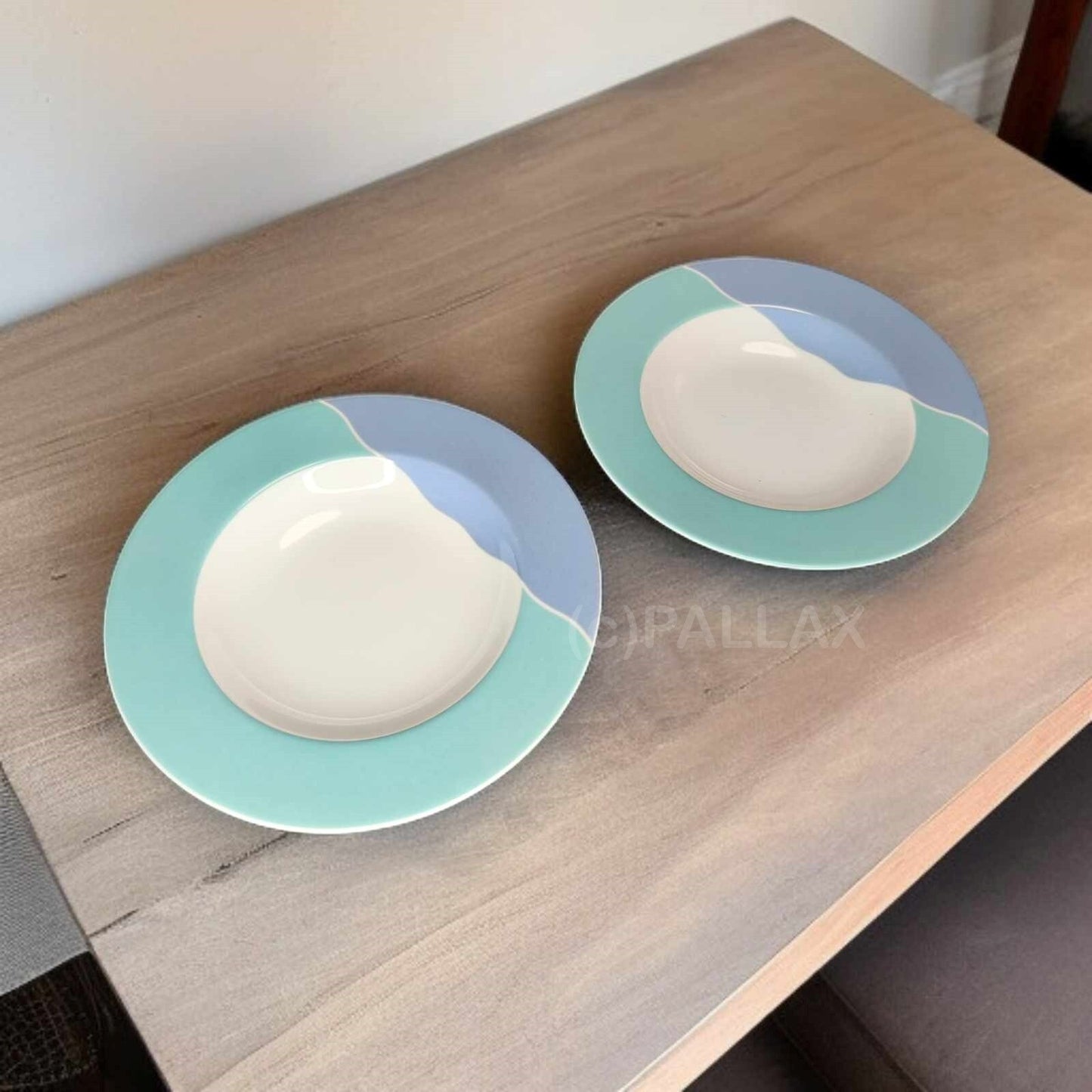 TUPPERWARE JUNGE WELLE PORZELLAN 2 ESSTELLER SONDERMODELL