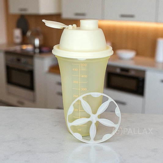 TUPPERWARE D10 MIX-FIX 500 ML GELB SHAKER SCHÜTTELBECHER MIX-BECHER