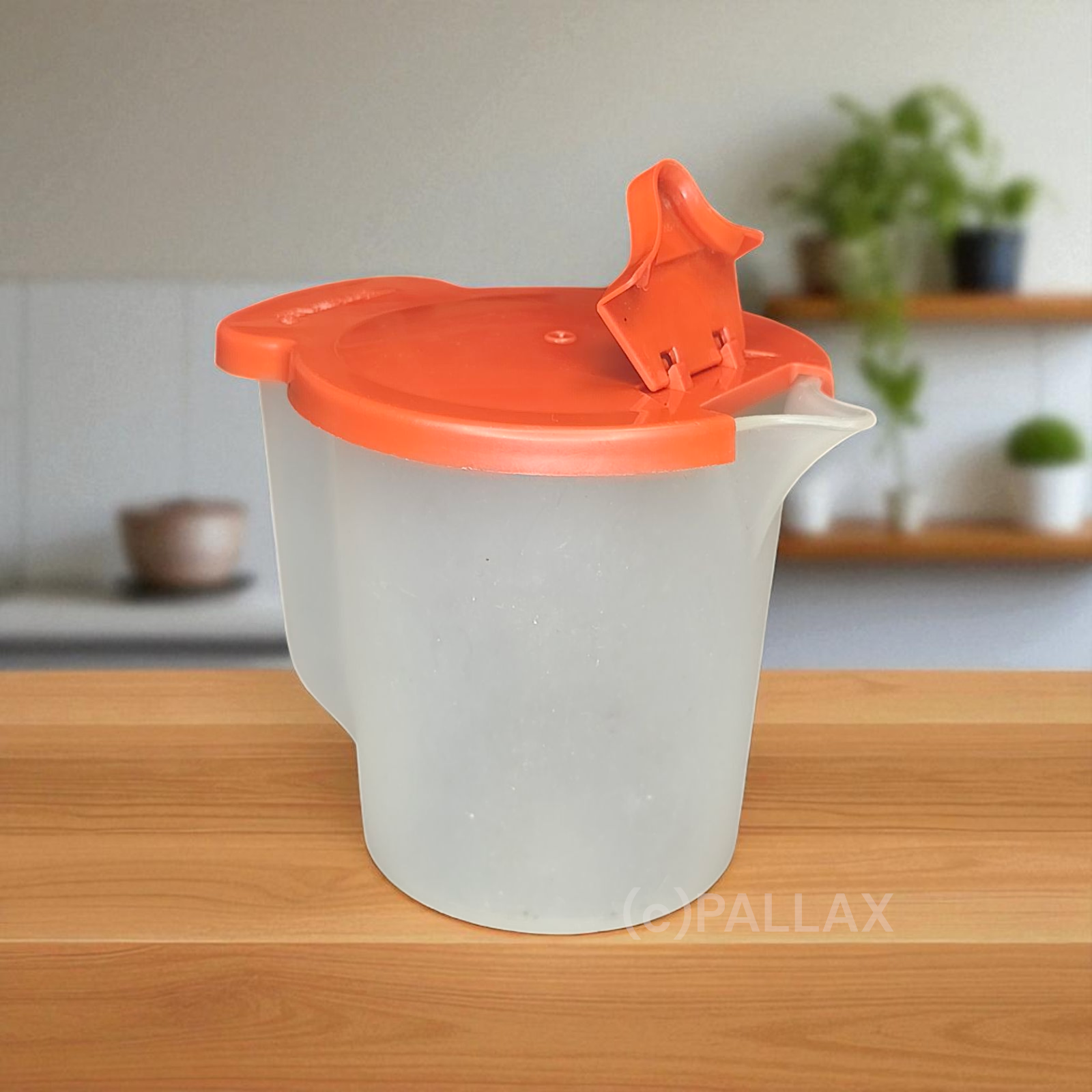 TUPPERWARE C19 MILCHKÄNNCHEN 350 ML ORANGE VINTAGE