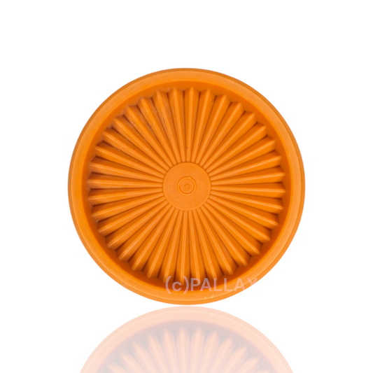 TUPPERWARE ERSATZTEIL SONNEN-DECKEL 13 CM ORANGE FÜR B19 SONNEN-TRIO