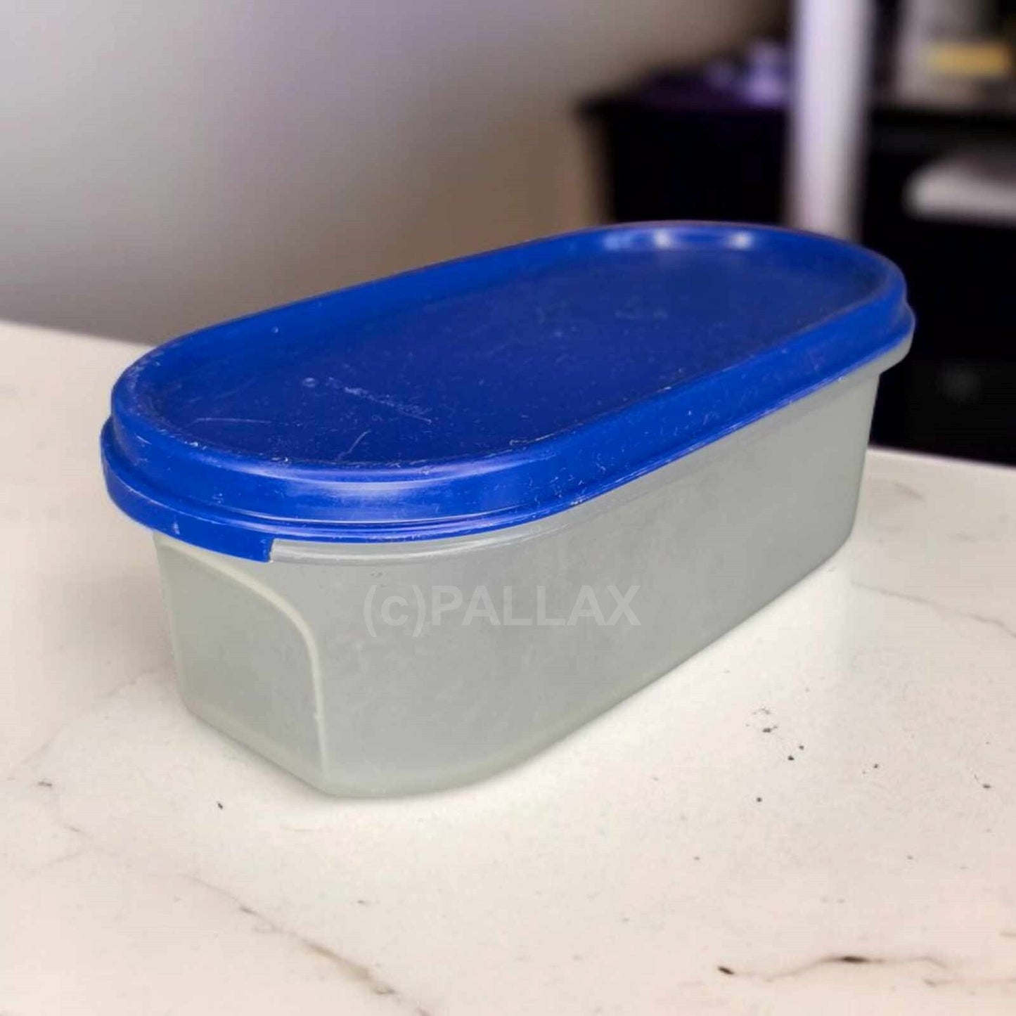 TUPPERWARE A61 EIDGENOSSE 0,5 L BLAU OHNE SCHÜTTKLAPPE VORRATSDOSE