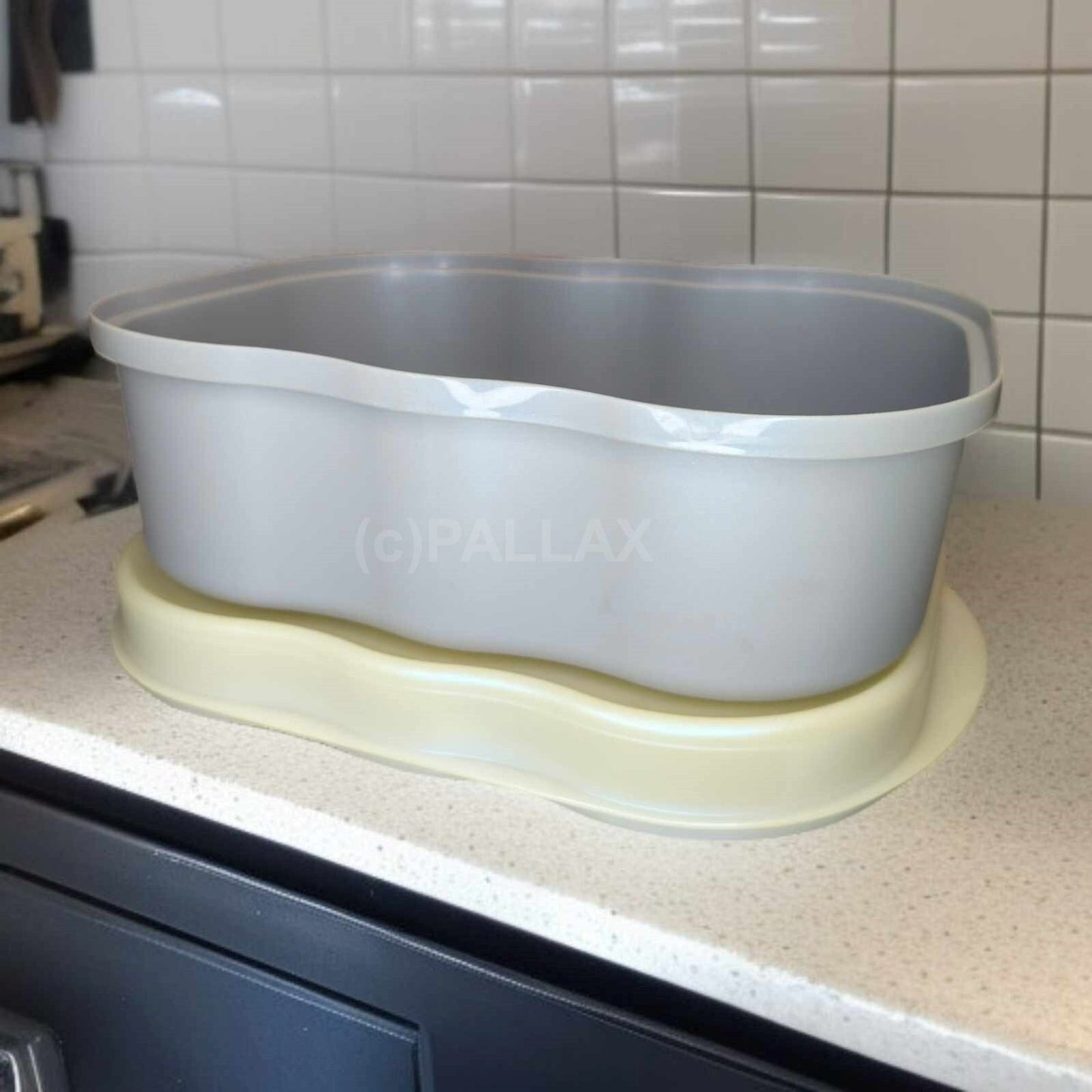 TUPPERWARE A51 LAIBWÄCHTER GRAU PERLMUTT BROTKORB BRÖTCHEN SONDERFARBE