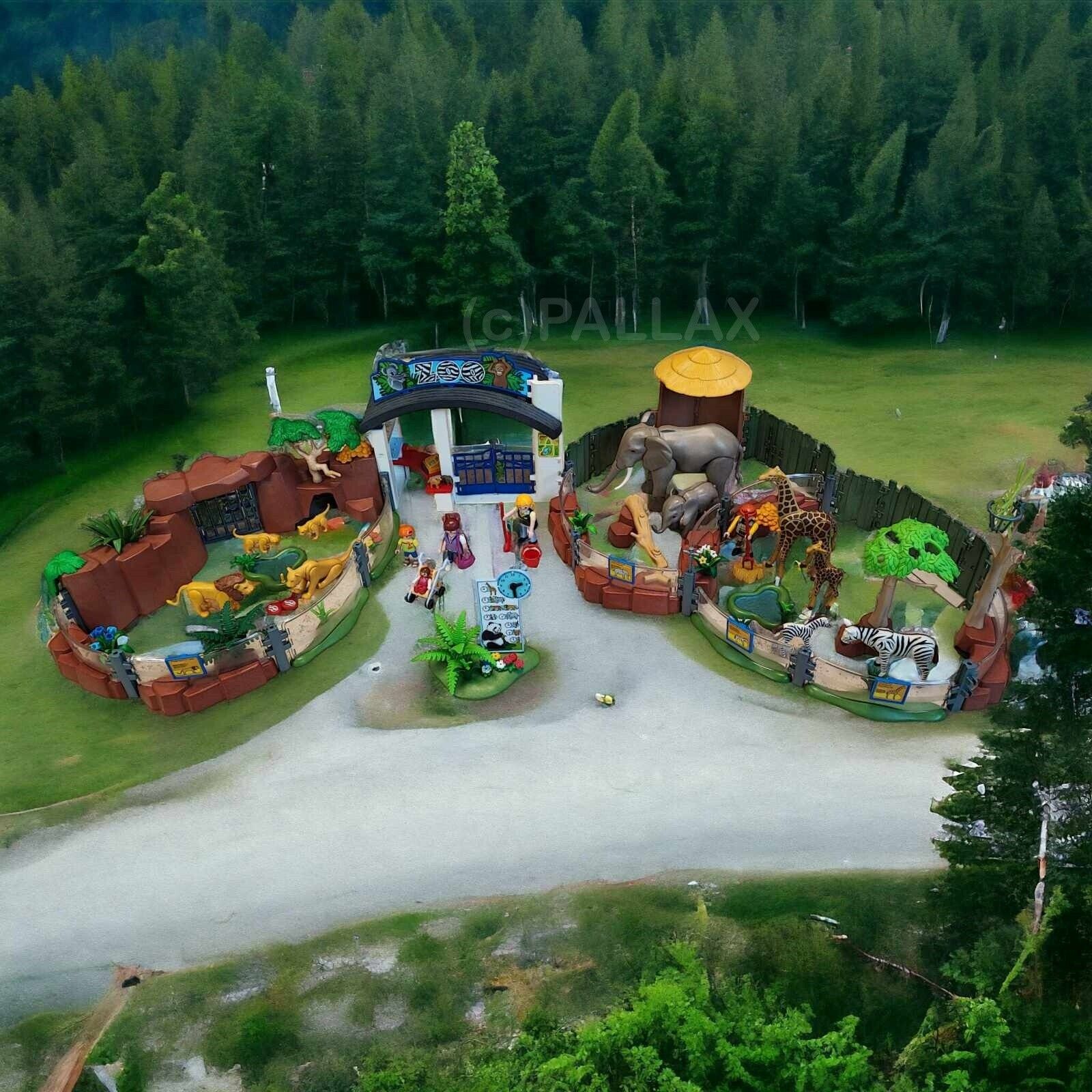 PLAYMOBIL 4850 GROSSER TIERPARK ZOO + BOX / 2010