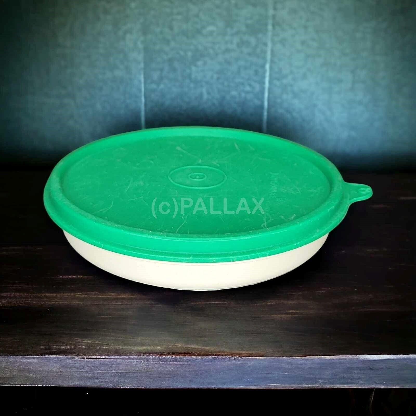 TUPPERWARE C04 SERVIERSCHALE 350 ML GRÜN WEISS VORRATSDOSE