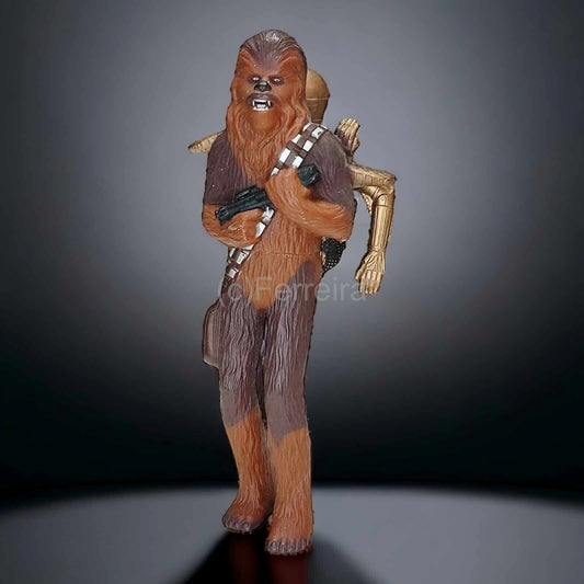 APPLAUSE STAR WARS CHEWBACCA + C-3PO 10"