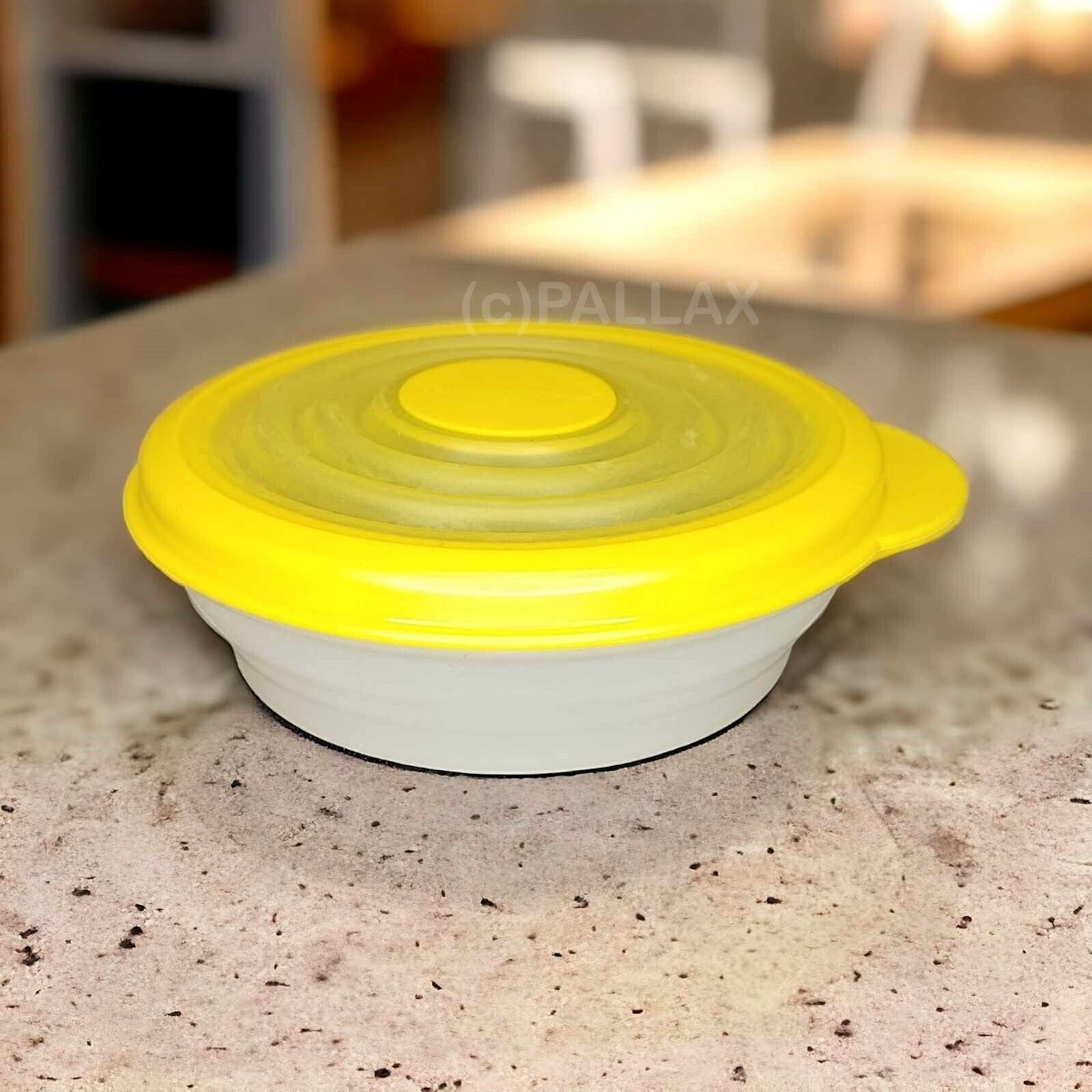 TUPPERWARE B34 BUNGEE 240 ML GELB WEISS VORRATSDOSE