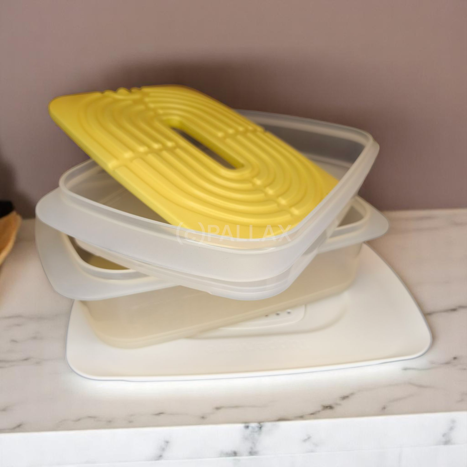 TUPPERWARE COOL`N`FRESH BEHÄLTER 1,5 L + 700 ML + KÜHLAKKU + KLIMADECKEL