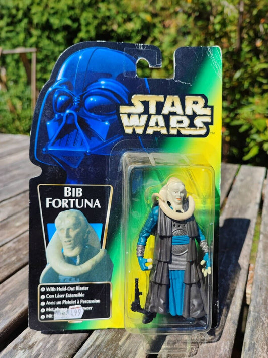 AUSPACKER - STAR WARS POWER OF THE FORCE 2 - BIB FORTUNA MOC / HASBRO 1997