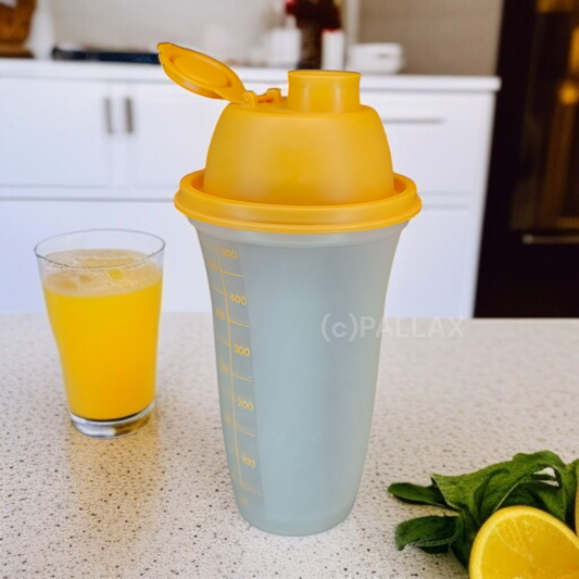 TUPPERWARE D10 MIX-FIX 500 ML SONNEN-GELB SHAKER SCHÜTTELBECHER MIX-BECHER