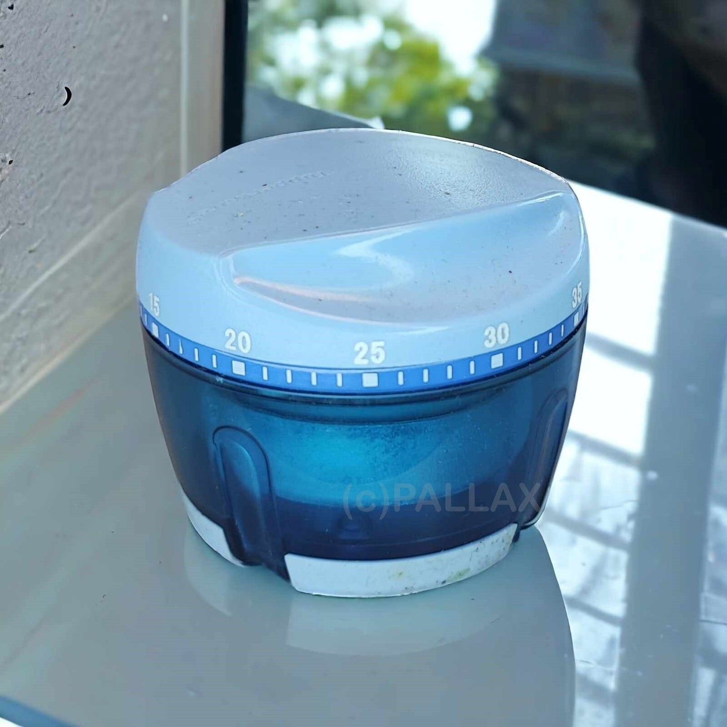 TUPPERWARE HAPPY-CHEF KURZZEITWECKER EIERUHR BLAU SONDERMODELL