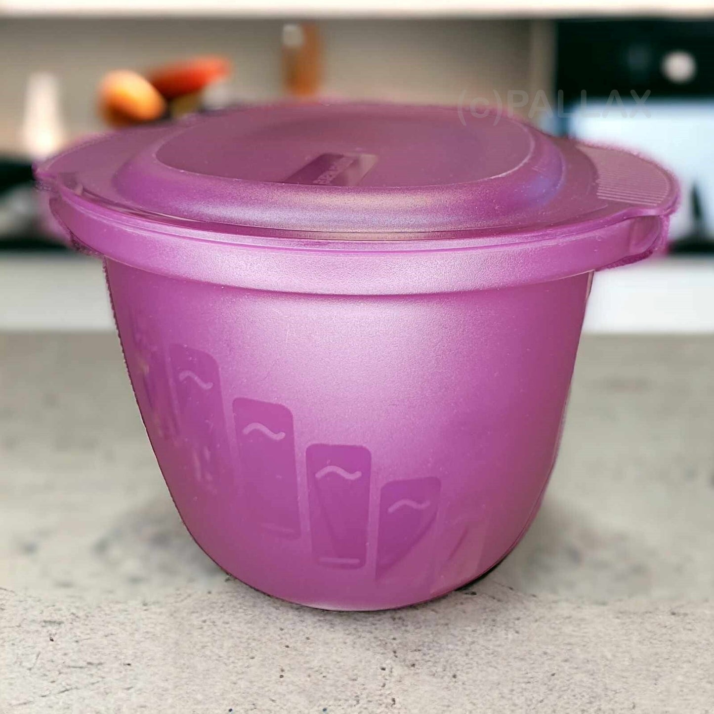 TUPPERWARE I60 RUNDER PASTA-MEISTER 3,0 L VIOLETT MIKROWELLE