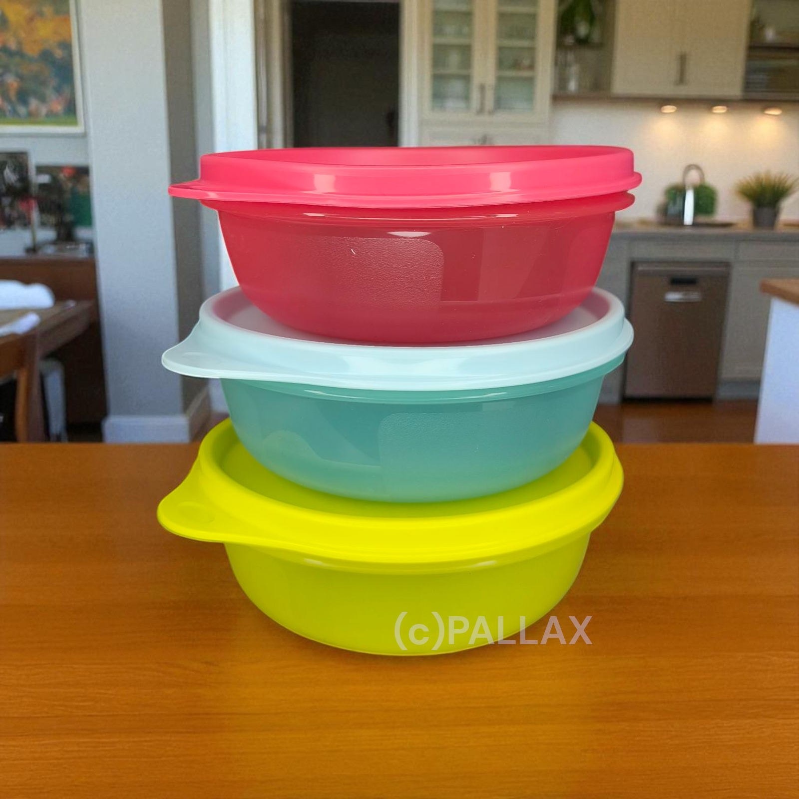 TUPPERWARE B27 KLEINE HITPARADE 3x 300 ML MEHRFARBIG SCHÜSSEL-SET