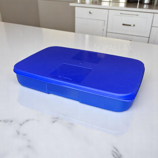 TUPPERWARE A11 KÜHLSCHRANK-SYSTEM BEHÄLTER 650 ML DUNKELBLAU VORRATSDOSE