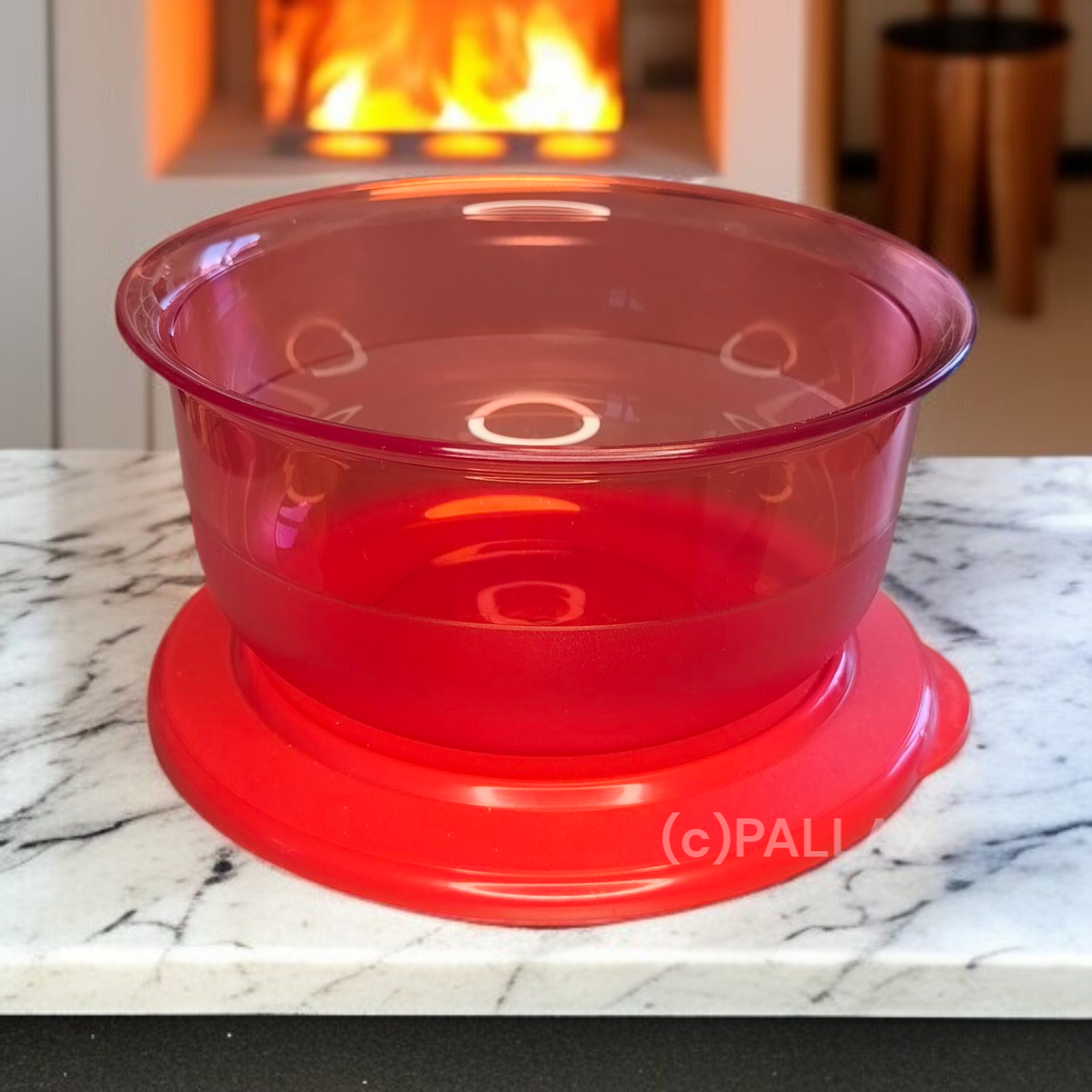 TUPPERWARE C22 TAFELPERLE 1,1 L ROT SONDERFARBE SCHÜSSEL