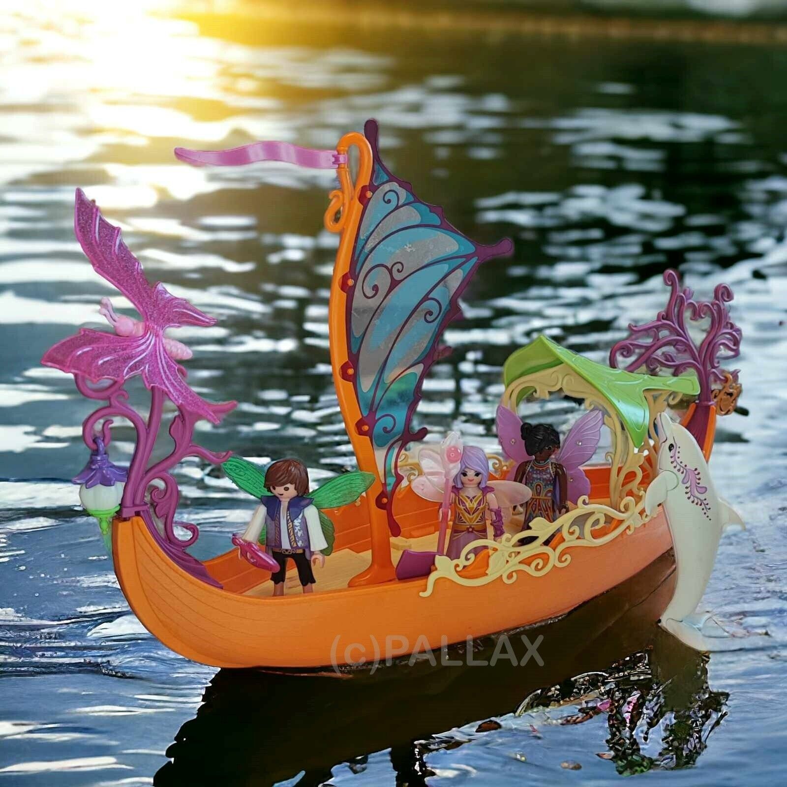 PLAYMOBIL 9133 ROMANTISCHES FEENSCHIFF + BOX / 2017