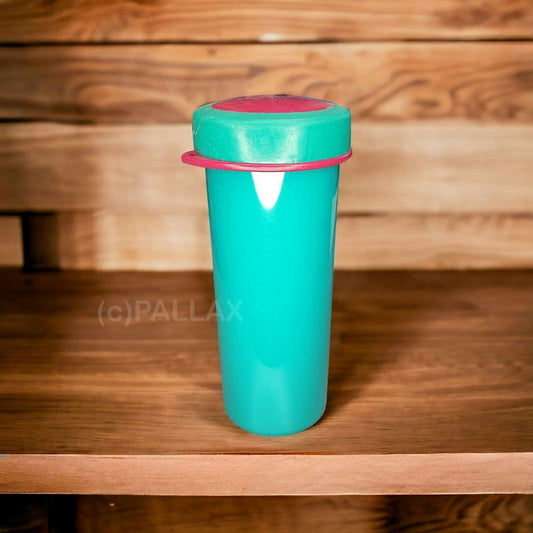 TUPPERWARE C01 SCHLUMPF 450 ML GRÜN TRINKBECHER FÜR UNTERWEGS