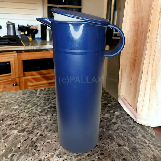 TUPPERWARE C77 PRELUDIO LONG-DRINK 1,0 L INDIGO KANNE SAFTKANNE