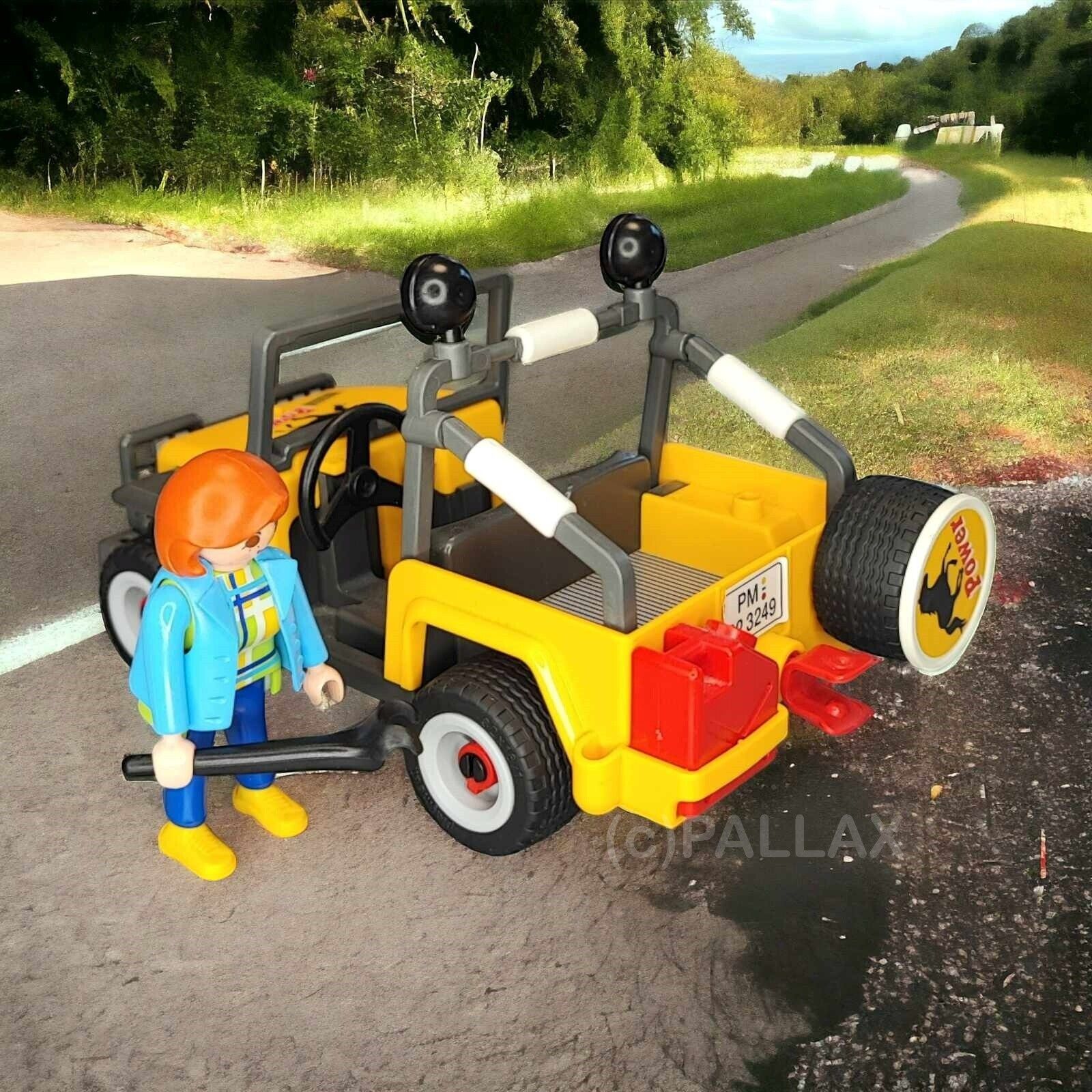 PLAYMOBIL 3249 GELÄNDEWAGEN MIT PFERDETRANSPORTER / 2007