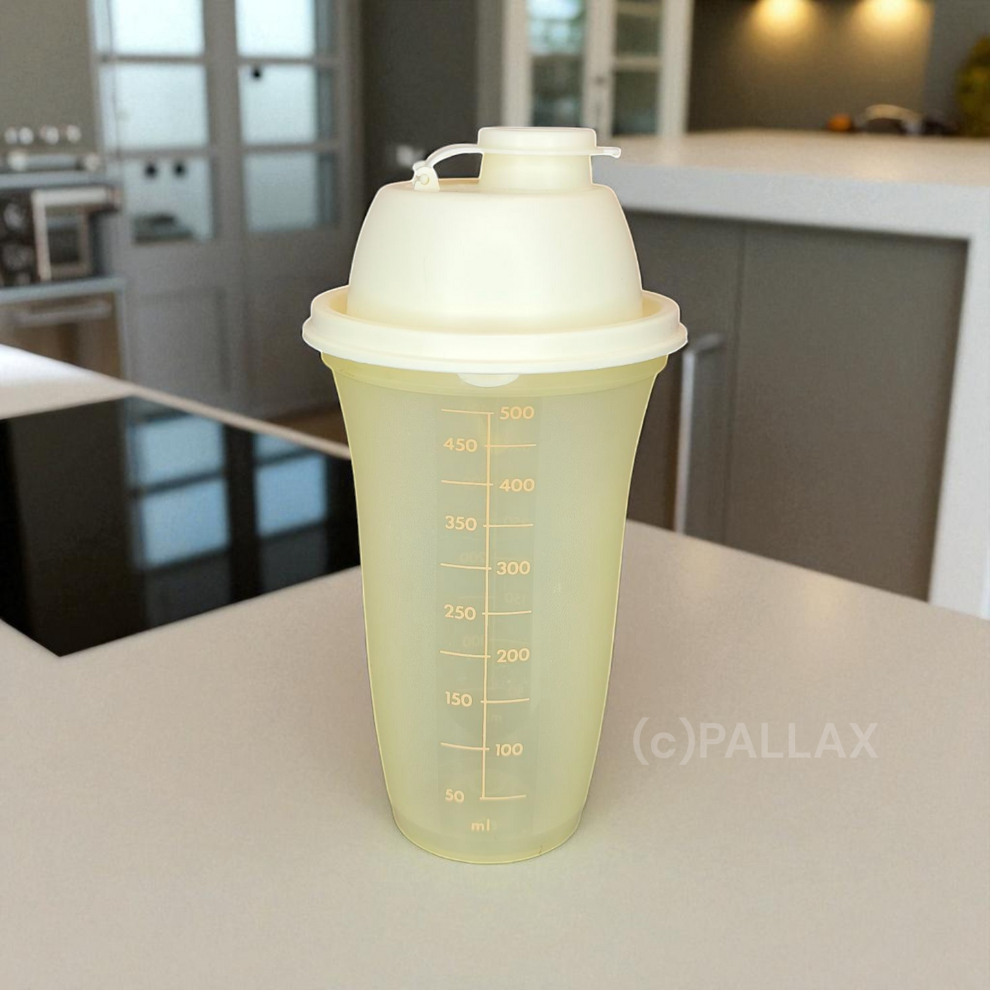 TUPPERWARE D10 MIX-FIX 500 ML GELB SHAKER SCHÜTTELBECHER MIX-BECHER