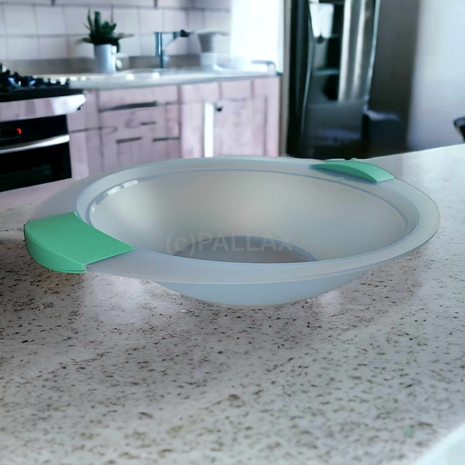 TUPPERWARE J42 JUNGE WELLE TROPICANA 2,8 L OBSTSCHALE HELLBLAU