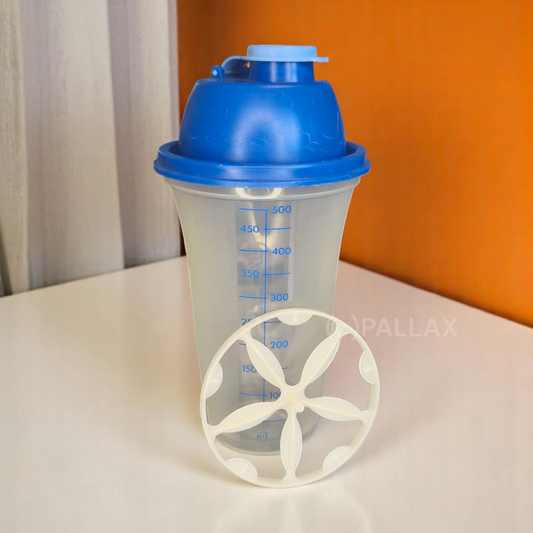 TUPPERWARE D10 MIX-FIX 500 ML BLAU SHAKER SCHÜTTELBECHER MIX-BECHER