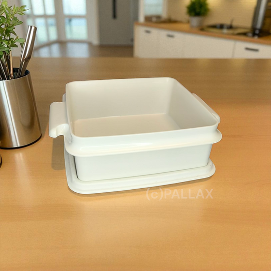TUPPERWARE A49 SNACK-SET BEHÄLTER 900 ML WEISS