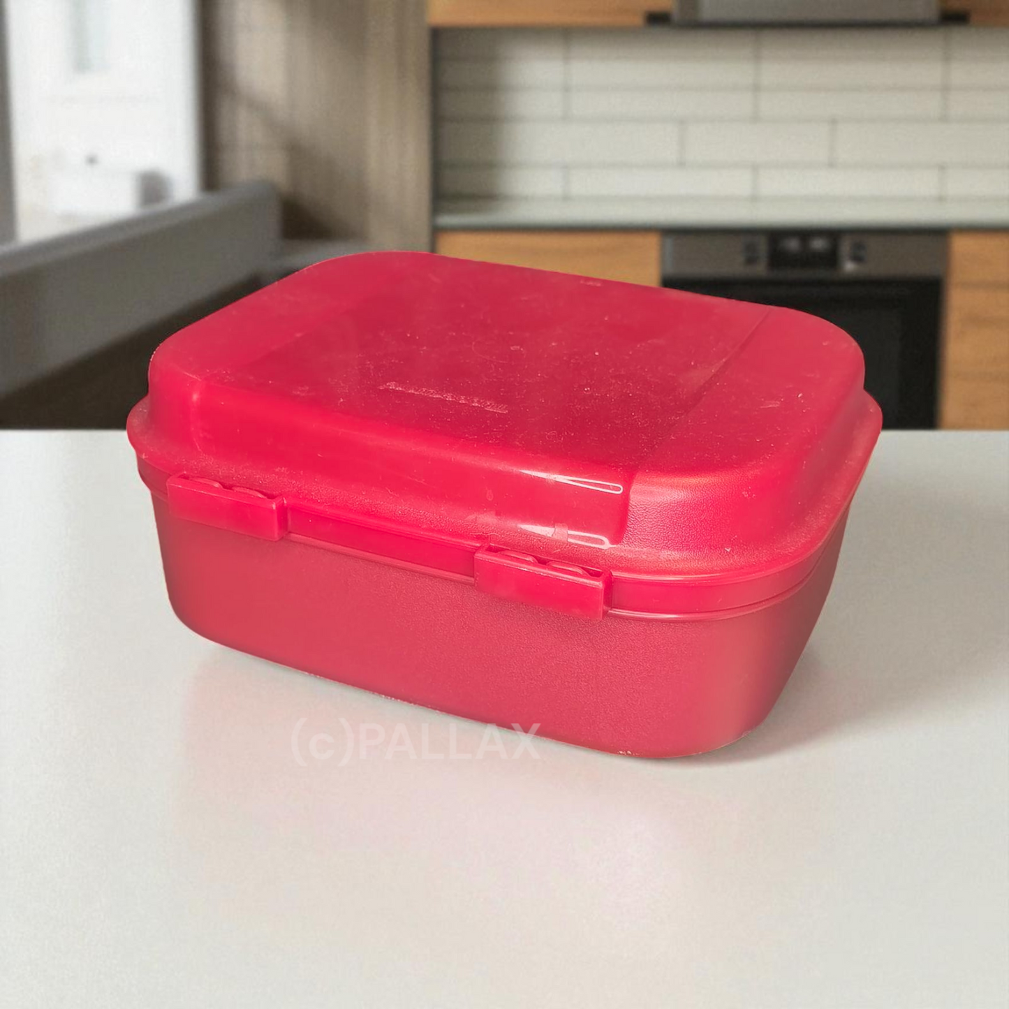 TUPPERWARE A02 NASCHKÄTZCHEN 1,7 L ROT BROTDOSE VESPERBOX