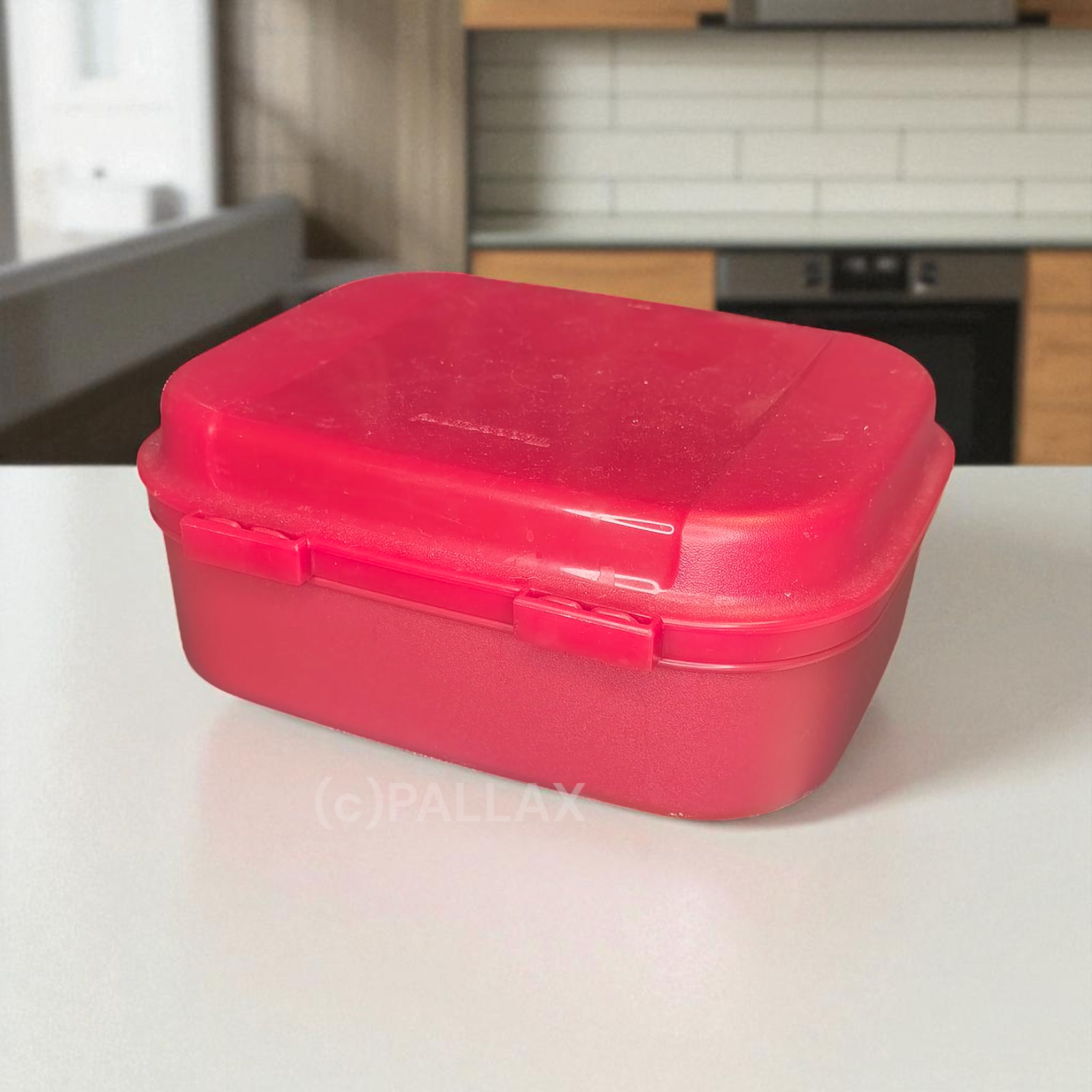 TUPPERWARE A02 NASCHKÄTZCHEN 1,7 L ROT BROTDOSE VESPERBOX
