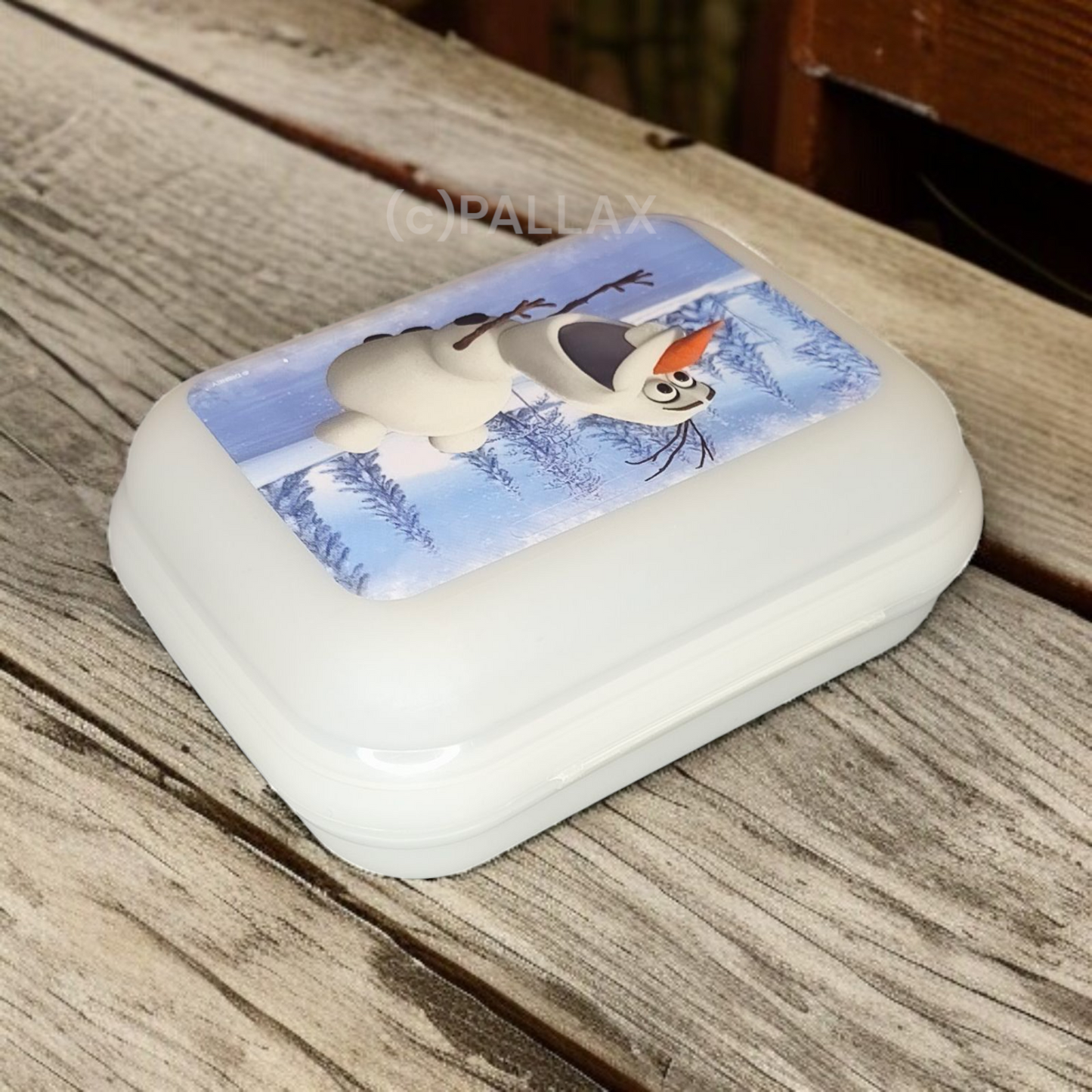 TUPPERWARE A26 TWIN EISKÖNIGIN FROZEN WEISS  BROTDOSE KLICKVERSCHLUSS
