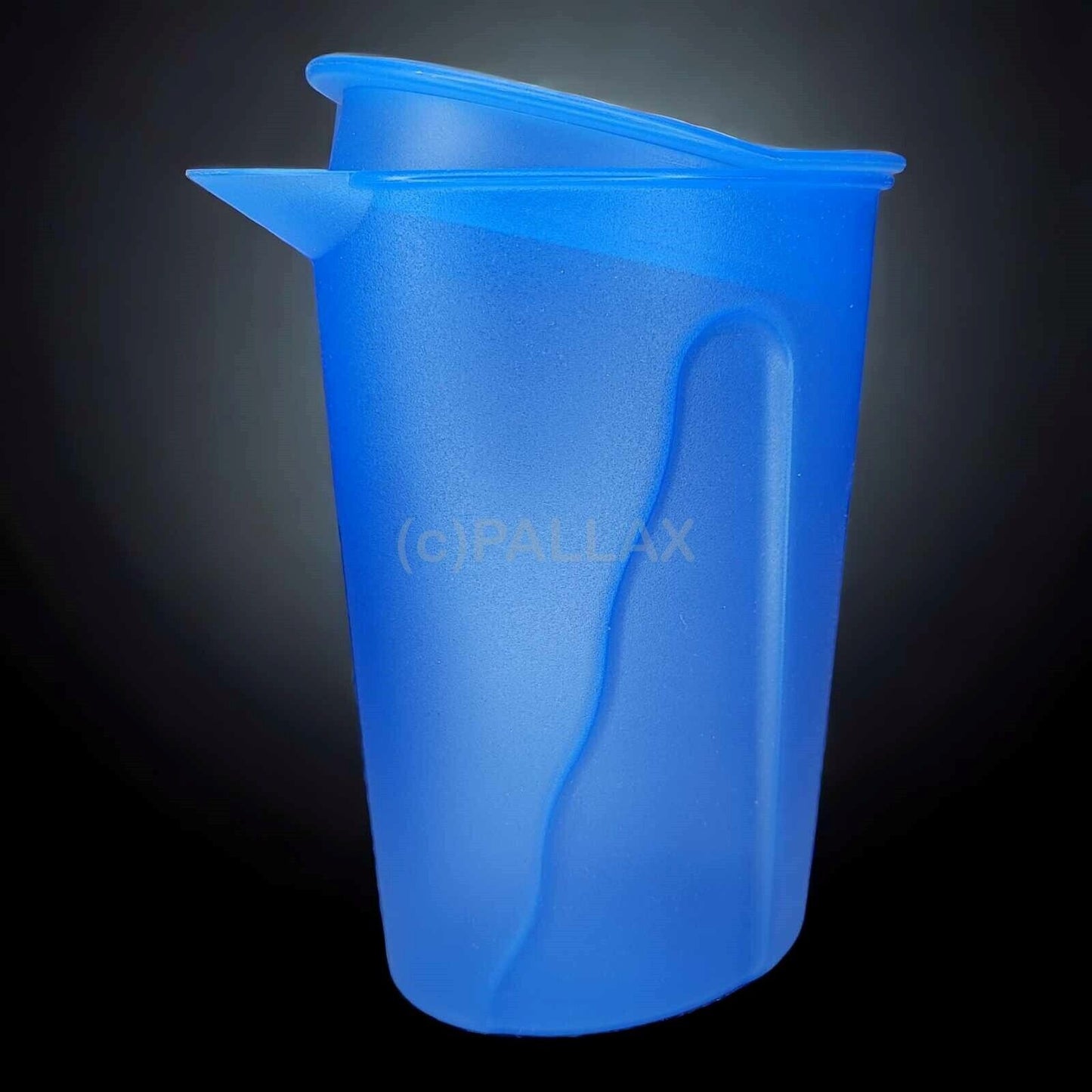 TUPPERWARE J14 JUNGE WELLE KANNE 1,0 L BLAU SAFTKANNE MILCHKANNE