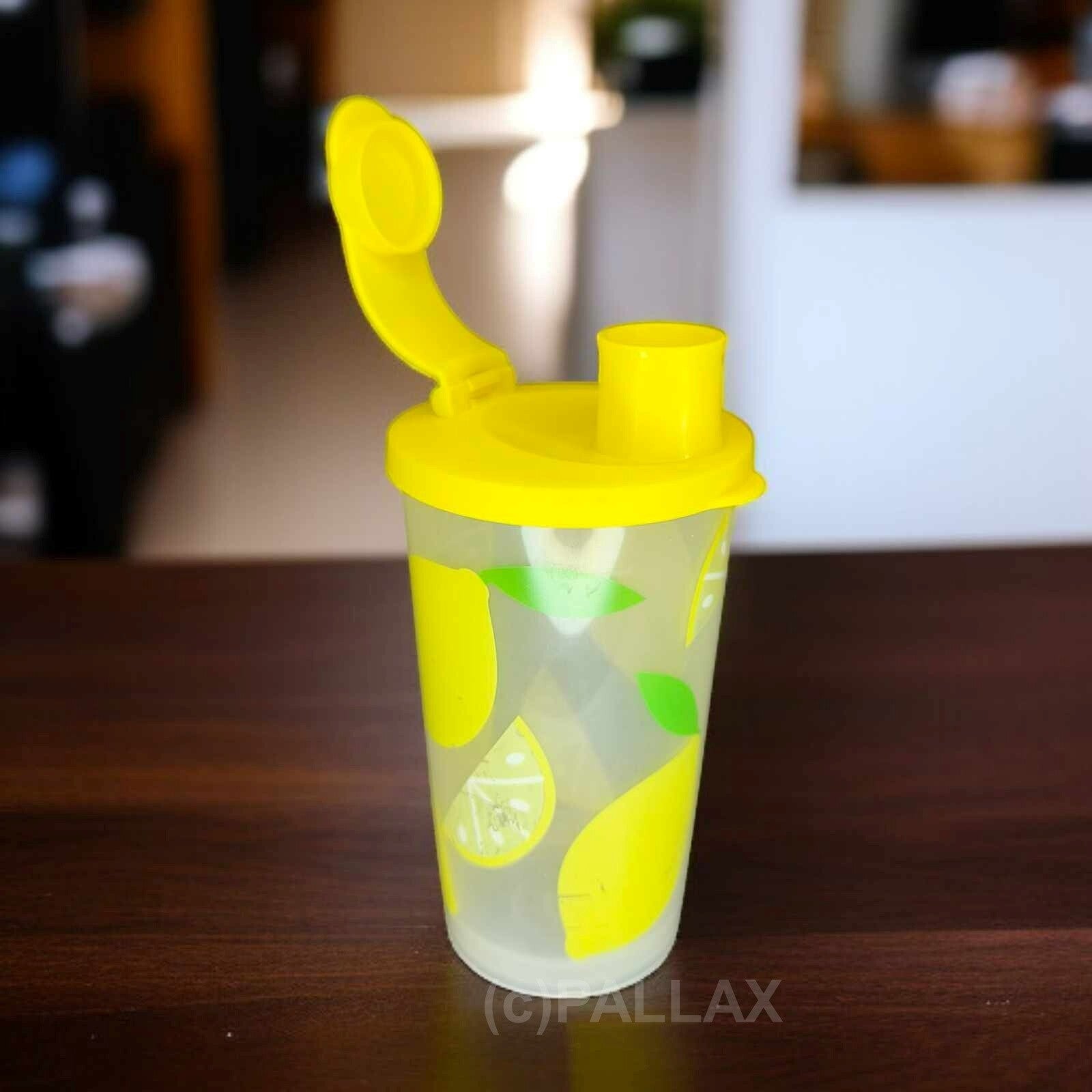 TUPPERWARE TRINKBECHER 330 ML GELB MOTIV ZITRONEN SONDERMODELL