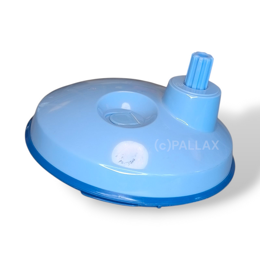 TUPPERWARE ERSATZTEIL FUNKTIONS-DECKEL FÜR D98 D115 QUICK-CHEF BLAU
