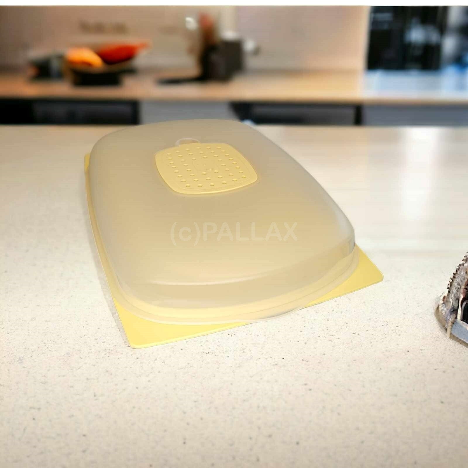 TUPPERWARE A159 SCHEIBEN-KÄSEMAX GELB KÄSEBEHÄLTER KÜHLSCHRANK