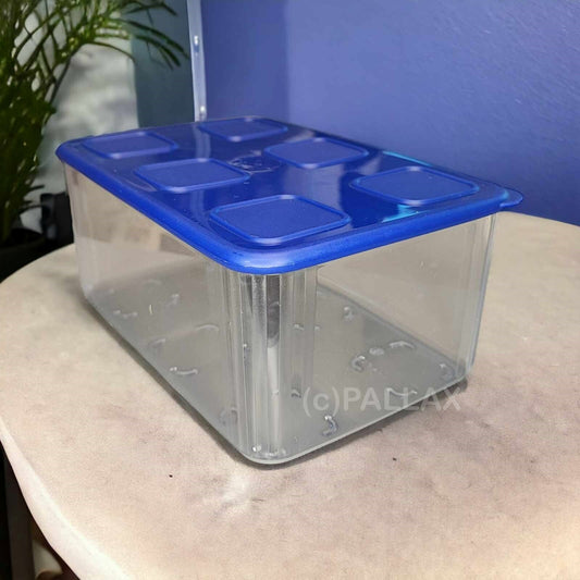 TUPPERWARE CLEAR MATES BEHÄLTER 2,55 L BLAU CLEAR COLLECTION VORRATSBEHÄLTER