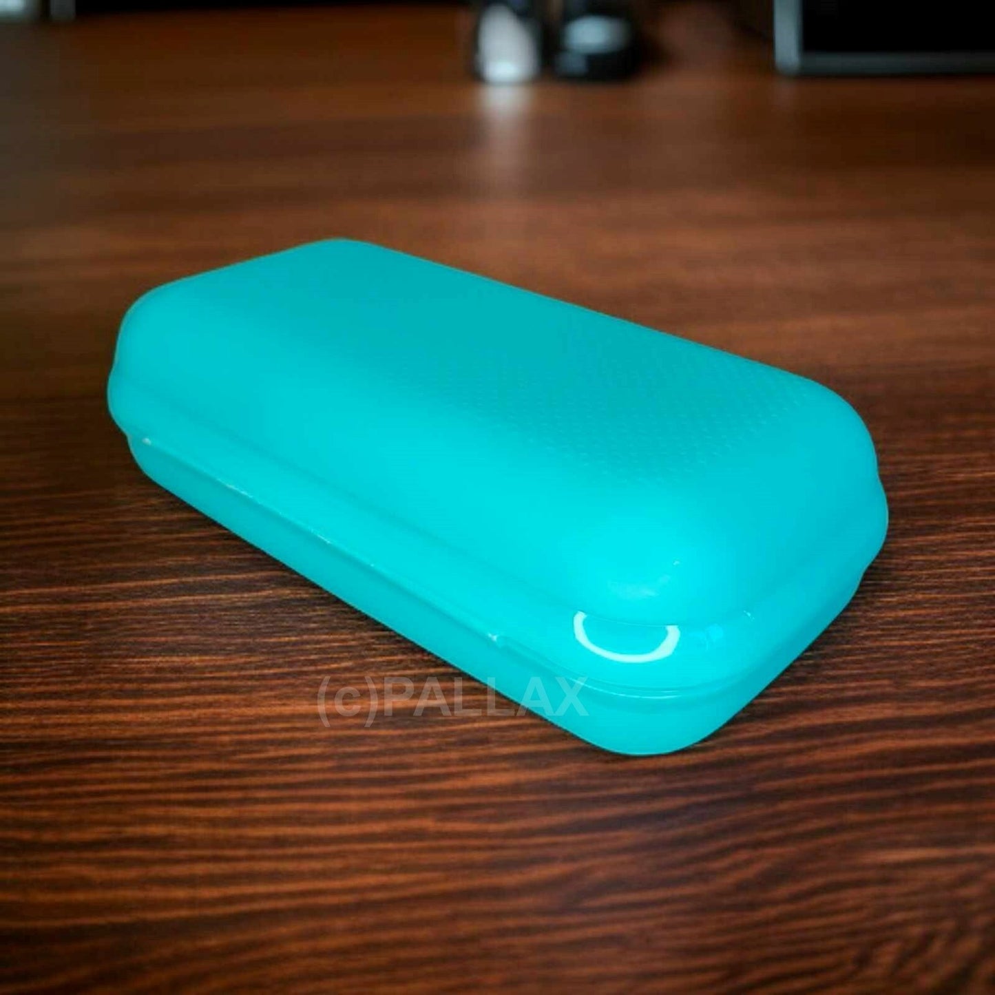 TUPPERWARE A46 MAXI-TWIN MIT KLICK-VERSCHLUSS TÜRKIS BROTDOSE LUNCHBOX
