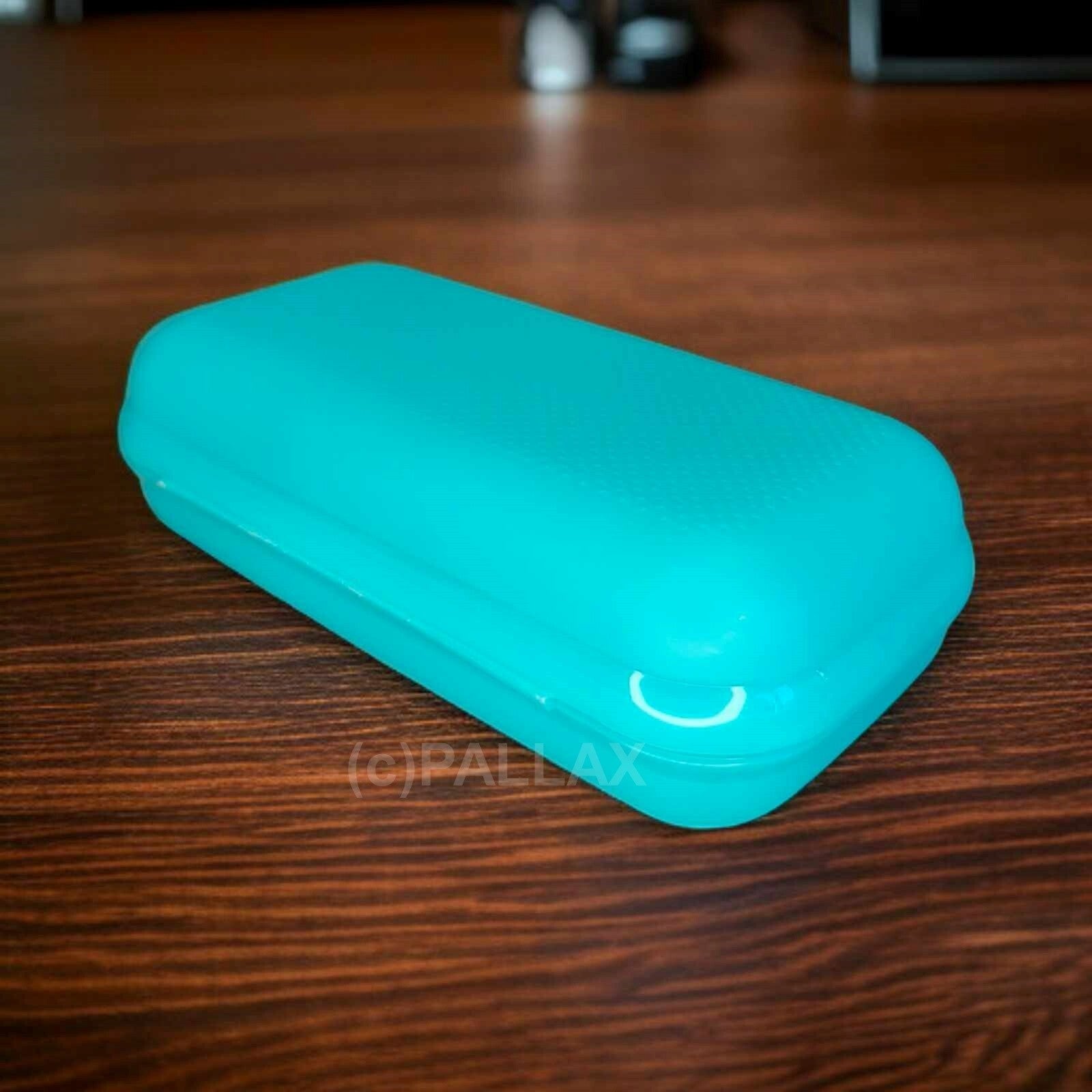 TUPPERWARE A46 MAXI-TWIN MIT KLICK-VERSCHLUSS TÜRKIS BROTDOSE LUNCHBOX