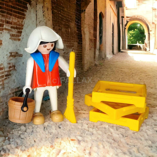 PLAYMOBIL 3374 MAGD KLICKY DORFMAGD DORFBEWOHNER RITTERBURG / 1977
