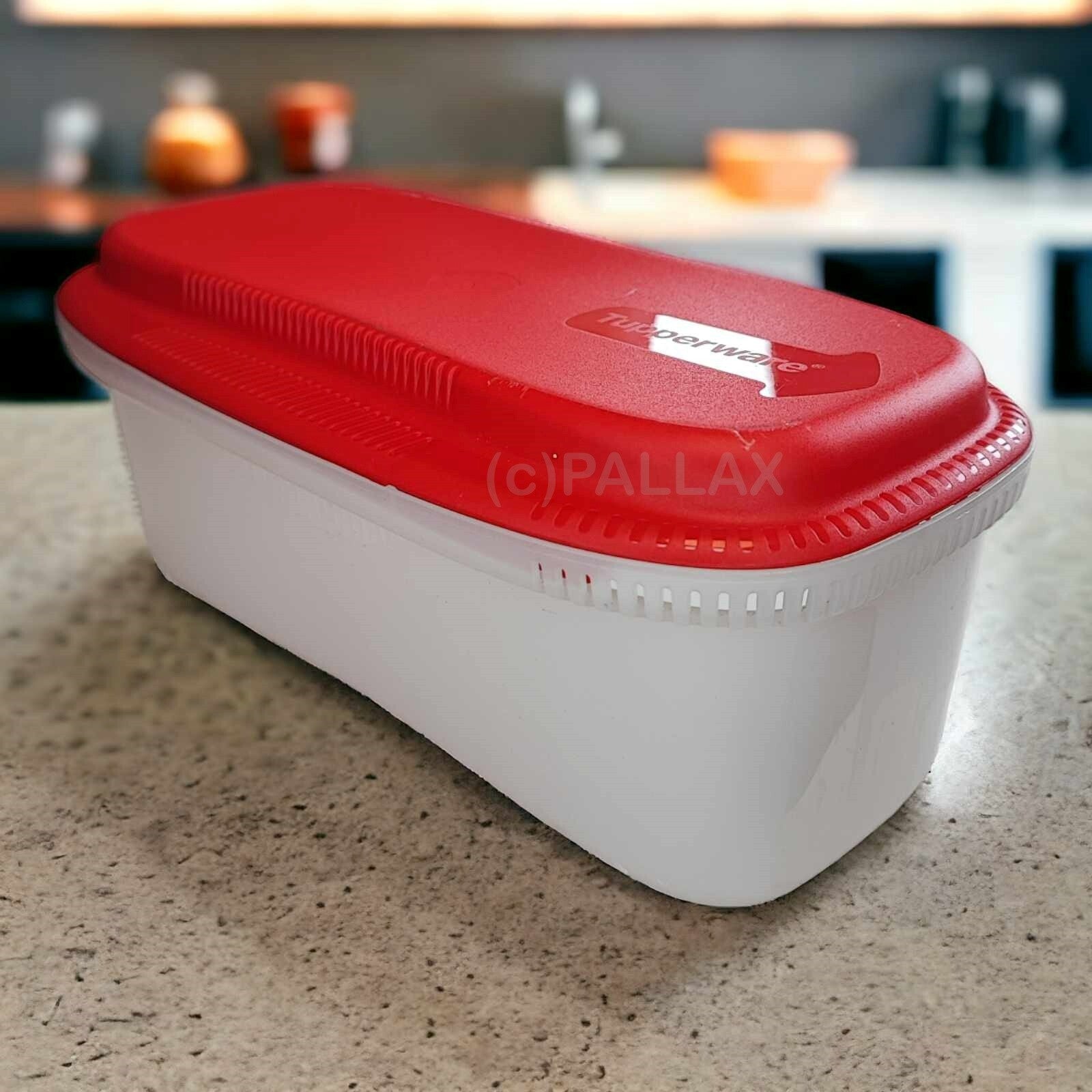 TUPPERWARE I57 PASTA-MEISTER ROT WEISS PASTA AUS DER MIKROWELLE