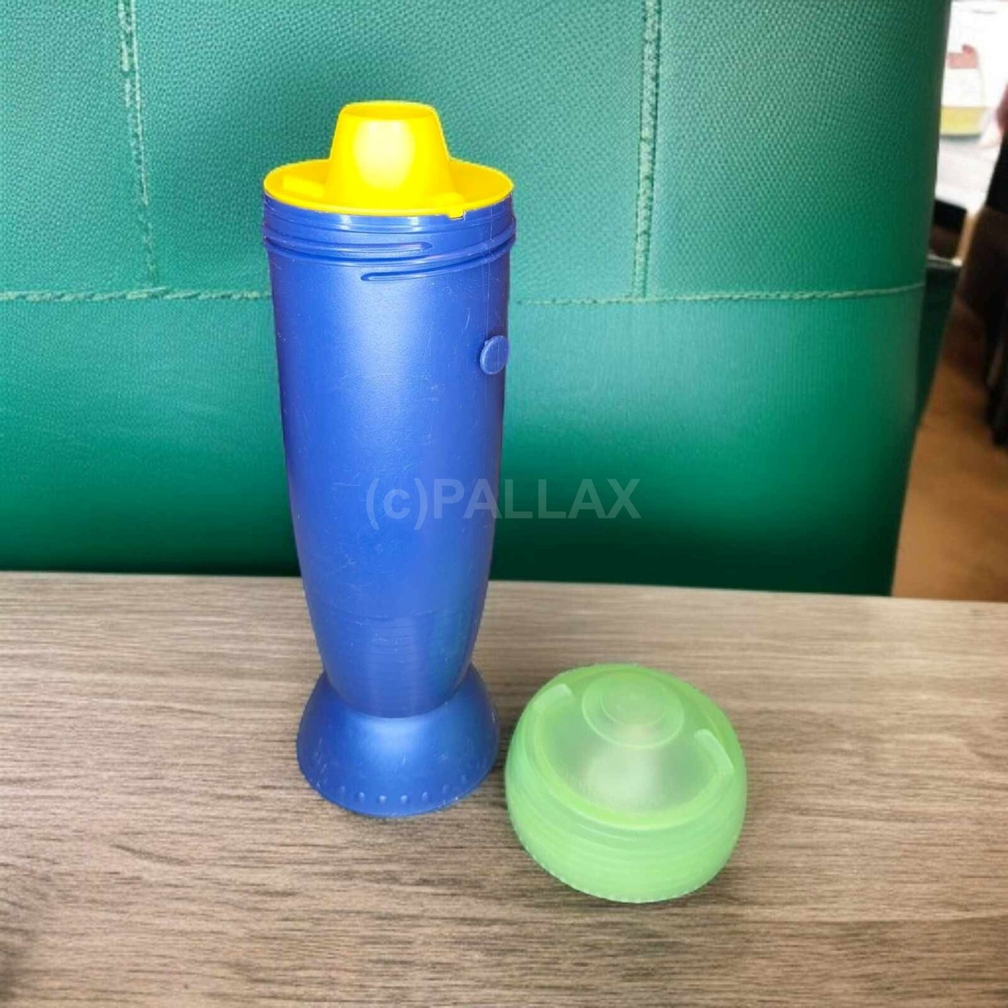 TUPPERWARE FRISCHE-RAKETE 650 ML BLAU GRÜN TRINKFLASCHE