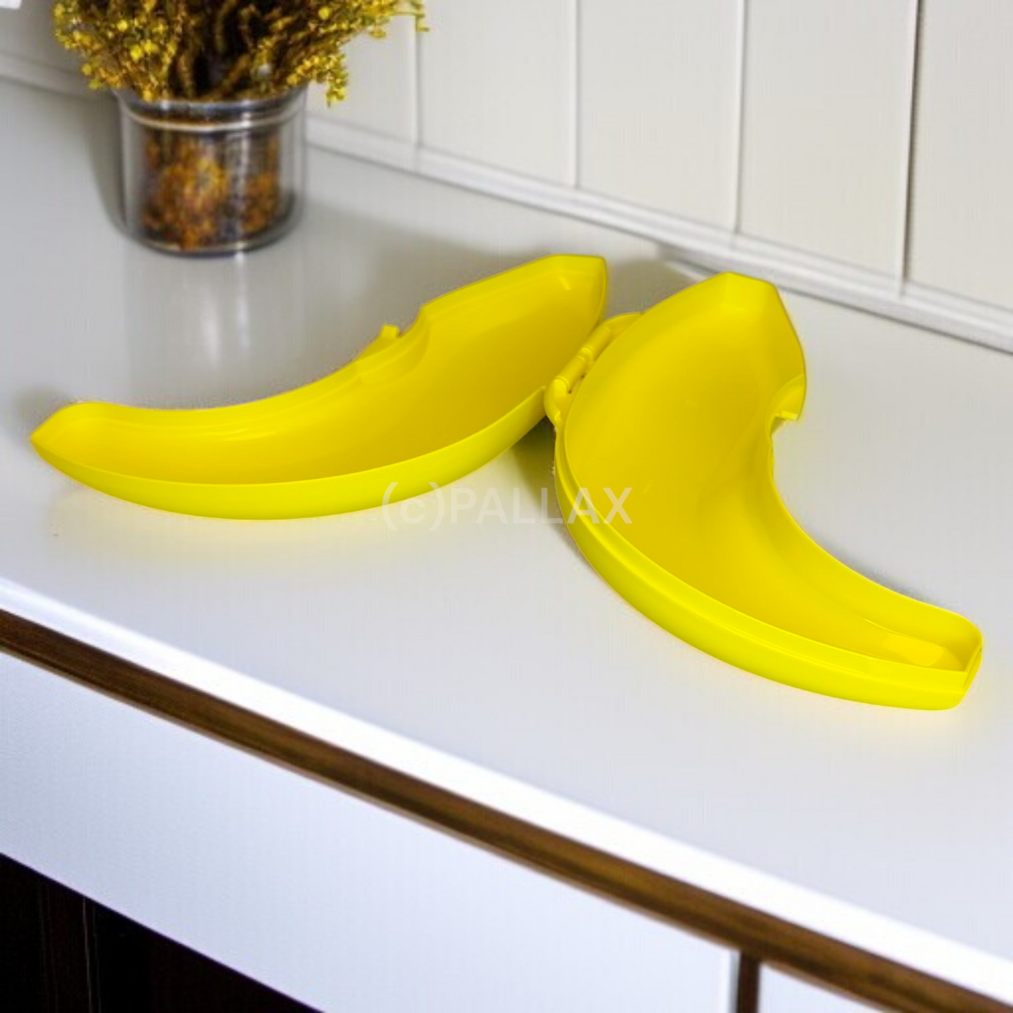 TUPPERWARE A158 BANANA-JOE GELB BANANEN-BOX VESPERBOX