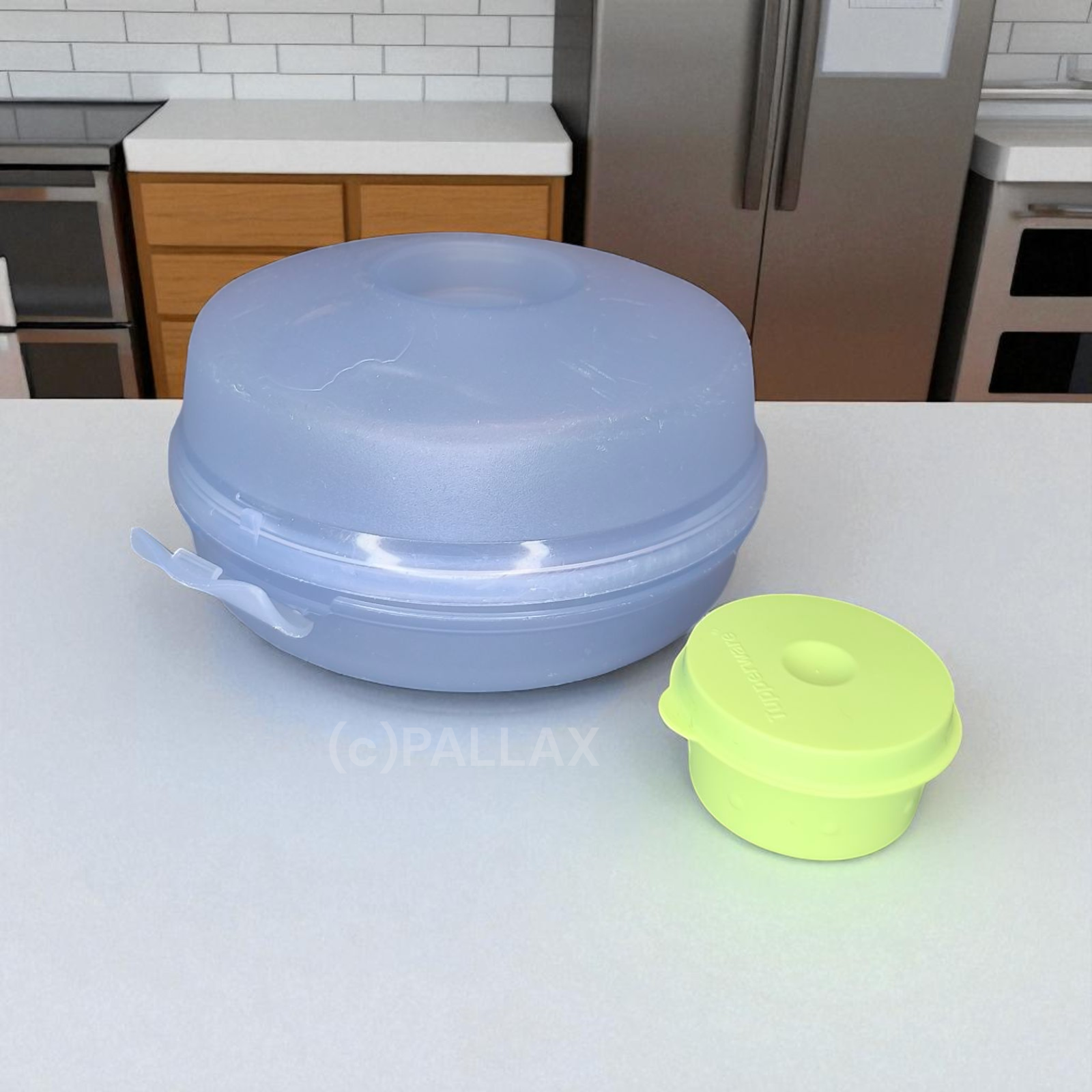 TUPPERWARE SANDWICHER HELLBLAU BROTDOSE BRÖTCHEN MIT DIP-SCHALE