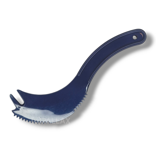 TUPPERWARE Y07 KÄSEMESSER INDIGO KÜCHENHELFER