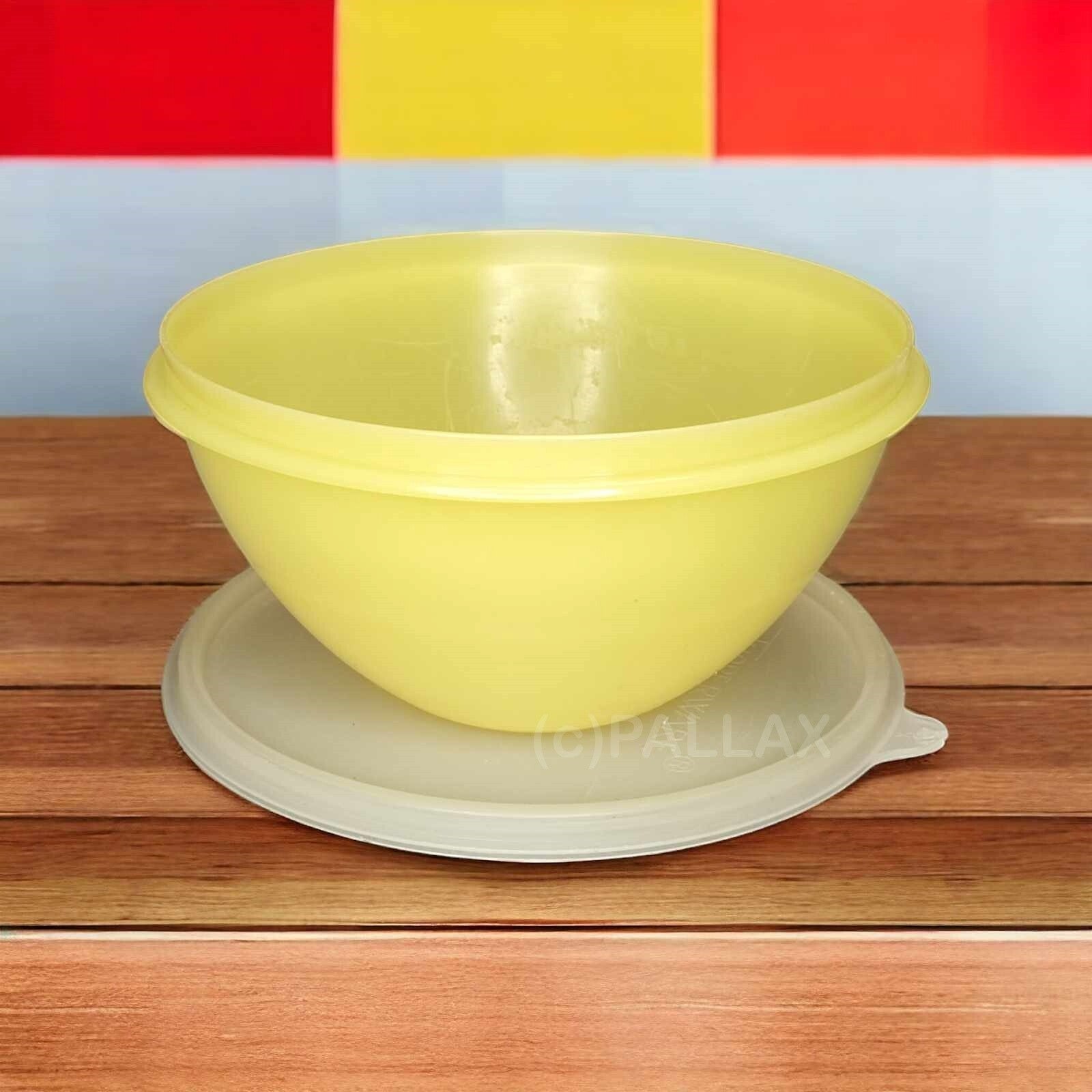 TUPPERWARE B01 WUNDERSCHÜSSEL 1,15 L PASTELL-GELB VINTAGE